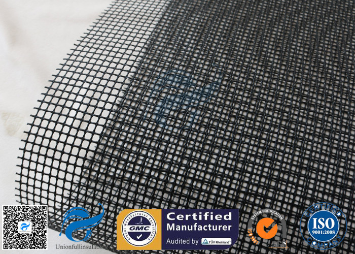 Black PTFE Coated Fiberglass Mesh Fabric 580GSM 4M Wide Conveyor Belt Sealing