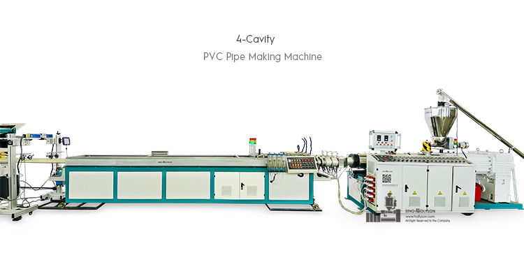 Double Screw 16-32mm Electrical Conduit PVC Pipe Making Machine