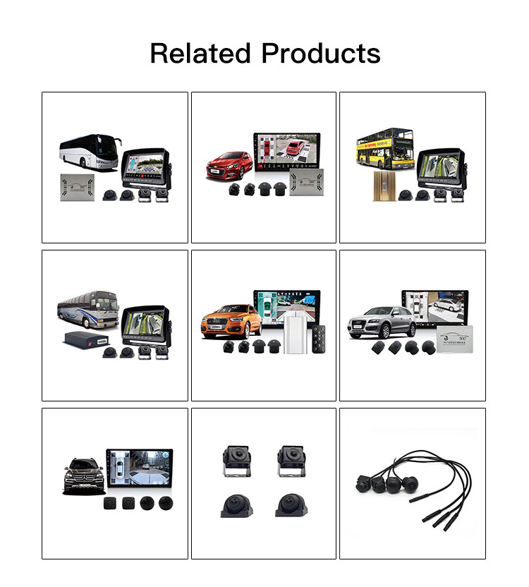 170deg Full HD Night Vision Car Cameras Rear View Reversing Camera 1440P 1080p