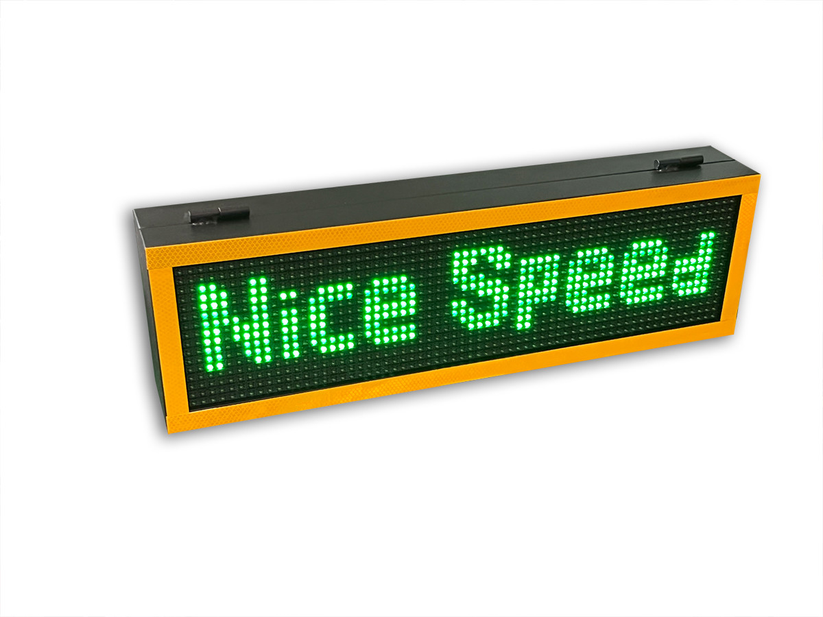 Parking Lot Used Used Radar Detection Traffic Speed Limit Signs In IP54