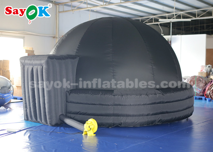 4m 100% Blackout Inflatable Planetarium Dome With PVC Floor Mat For School Teaching