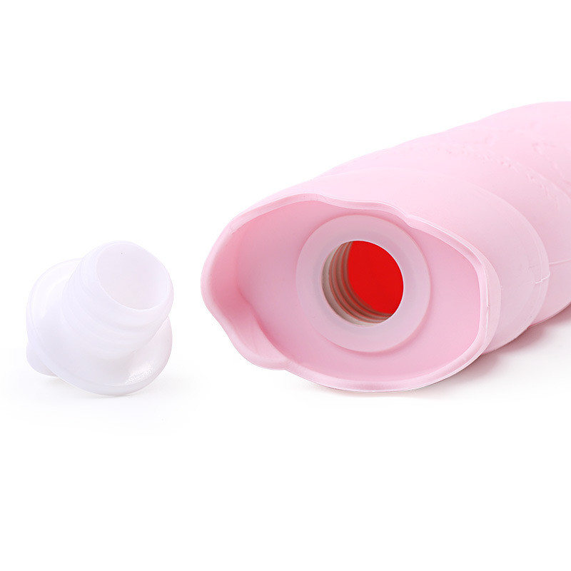 Silicone Hot Water Bottle Cozy Bag For Pain Relief Neck And Shoulders Feet Warmer