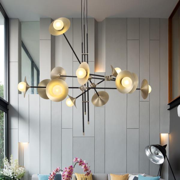 Modern Nordic Pendant lamp Gold Trumpet Lamp Vintage Retro Horn delightfull