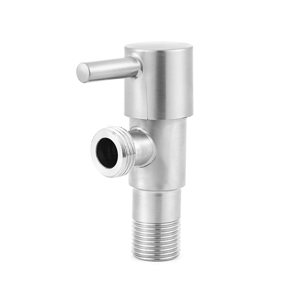 SS Half Inch Single Angle Valve Hot And Cold Water Angle Stop