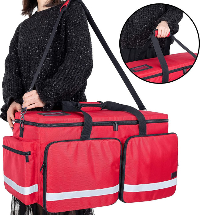 Oxygen Tank Empty Nylon Medical First Aid Bag Emergency Bag With Compartment