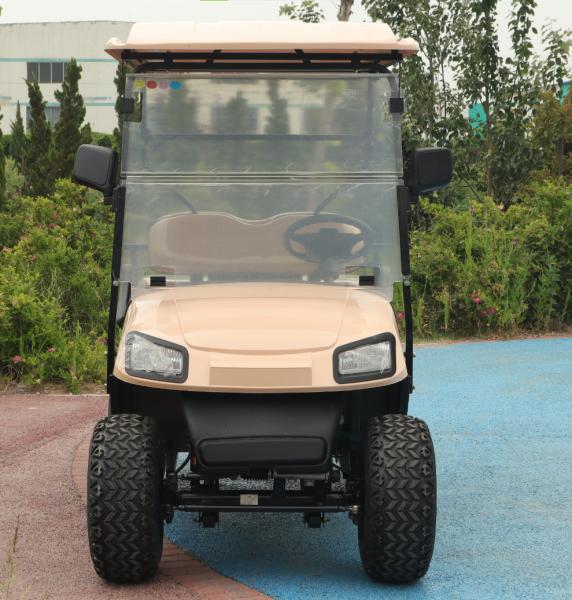 Chinese 6 Seater Electric Golf Cart Lead Batteries With Charging Ports Zero