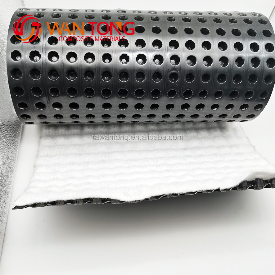 10mm 20mm 30mm Drainage Cell Board Plastic Sheet Dimple Drain Plate Mat for Landscape