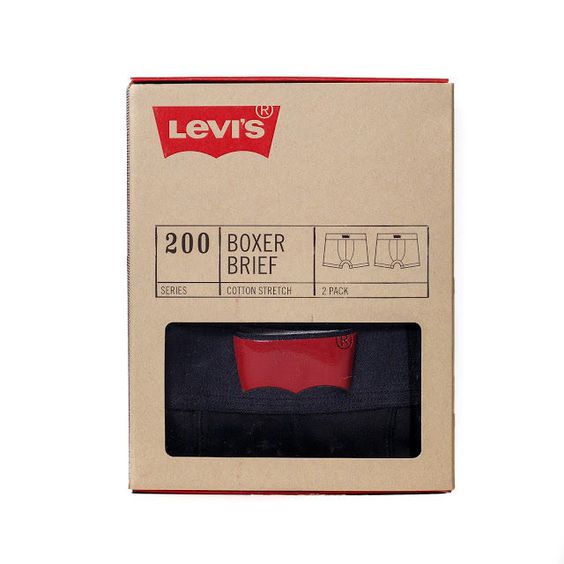 OEM Service Recyclable Custom logo paper box mens underwear packaging box