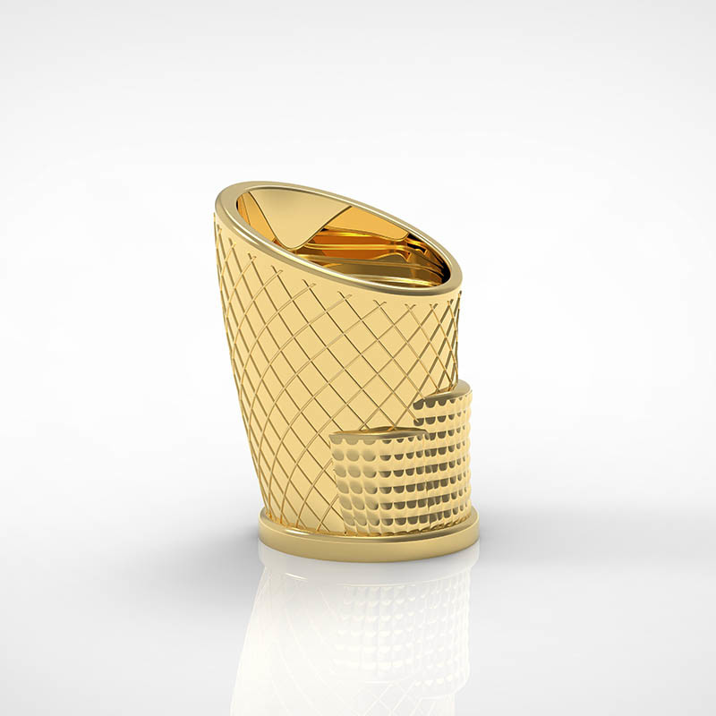 Abu Dhabi National Exhibition Centre Shape Zamac Perfume Cap with bottle