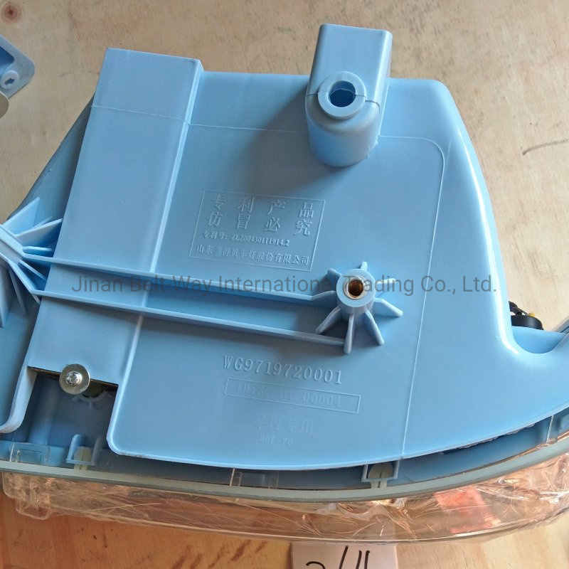 Sinotruk HOWO Dump Truck Spare Part Head Lamp Left Wg9716720001
