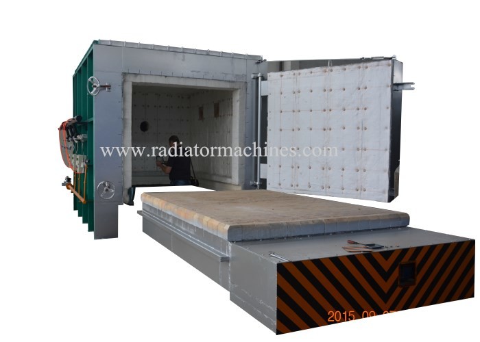Car Bottom Industrial Bogie Hearth Furnace For Quenching Annealing Treatment