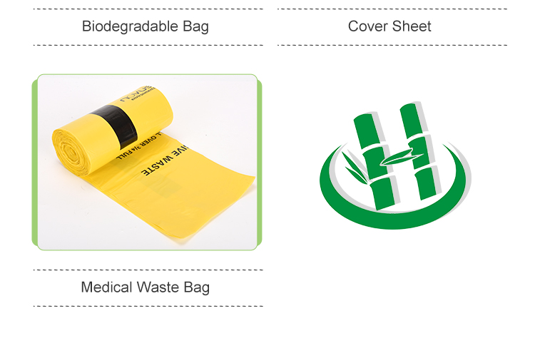 Customized Logo Plastic Garbage Bags On Roll For Convenient Waste Collection
