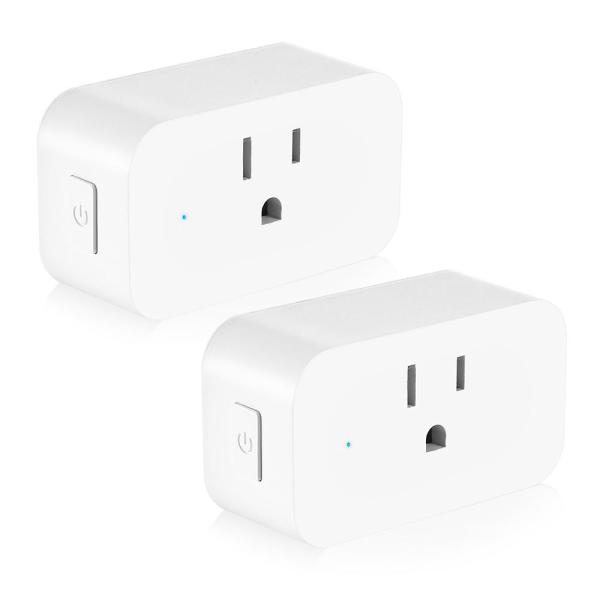 Smart Home 10A Wifi US Plug Socket White Timing Schedule AC 110-250V Compact
