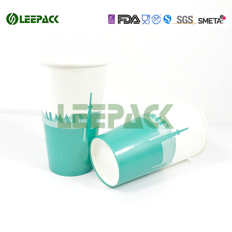 Biodegradable custom disposable Cold Paper Cups For Cola Lemon Juice Wholesale