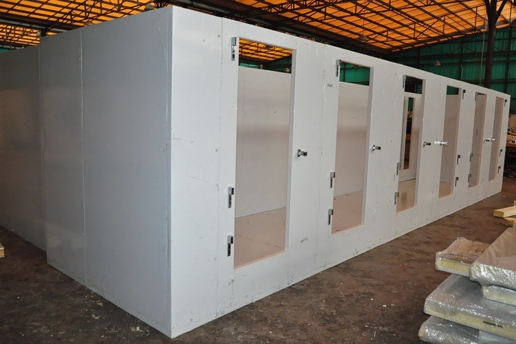 Fast Installation Cold Room Freezer , Meat Freezer Room -5℃~-15℃ Temperature Range