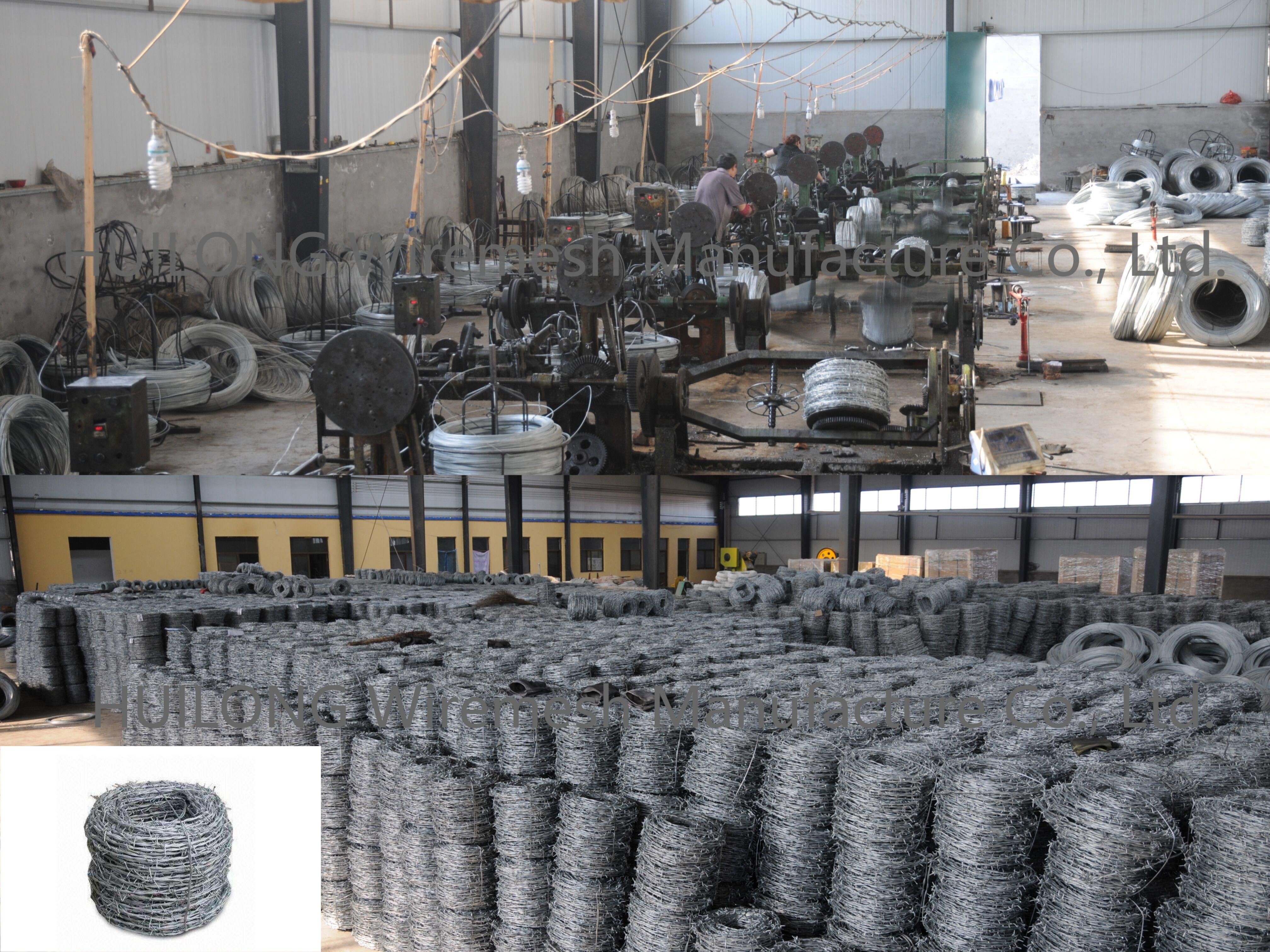 4/15 Hot Dipped Galvanized Razor Barbed Wire 100 Metres rust resistance