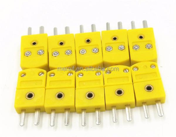 wholesale K Type Thermocouple Male/Female Mini Connectors Plug Thermocouple