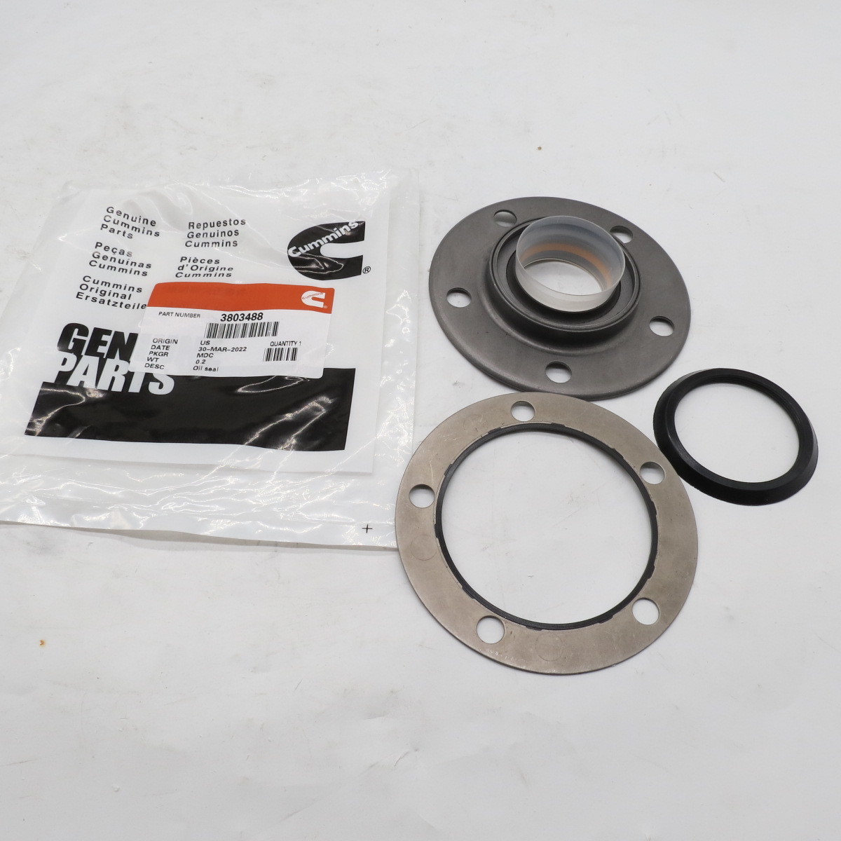 Excavator Accessory Drive Oil Seal 3803489Excavator attachment drive oil seal, 3803489