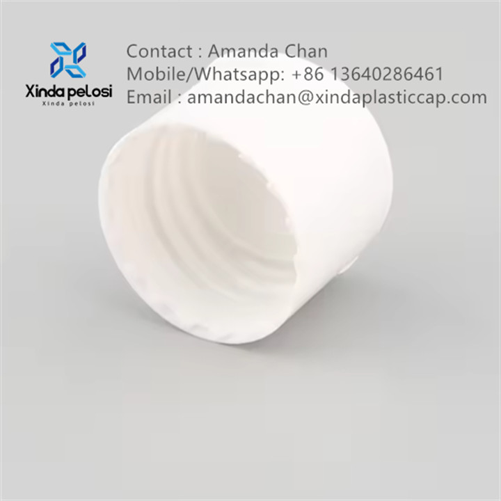 Plastic Smooth Surface Flip Top Caps For Cosmetic Bottle Use Low Price Caps