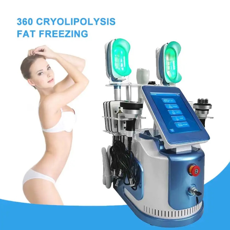 360 Cryo Vacuum Rf Lipo Laser 6 In 1 Fat Freezing Weight Loss Body Slimming Machine