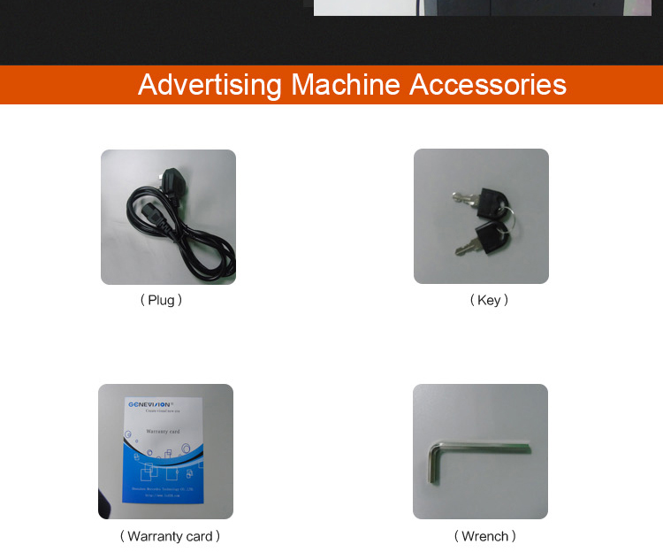 18.5 " Shopping Mall Advertising Touch Screen Machine With Charging Staion For Iphone/Android Mobile Phone