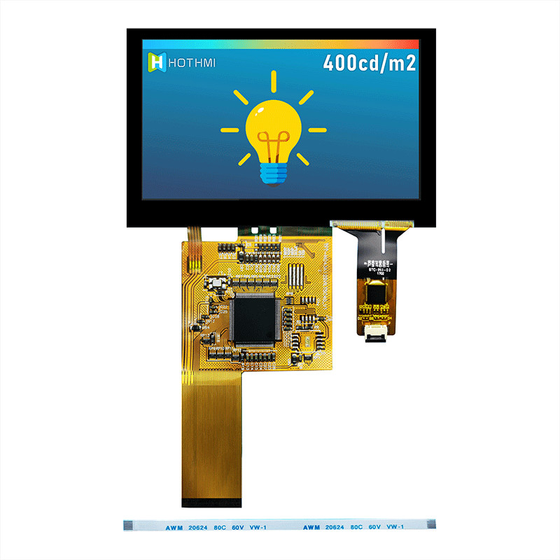 4.3 Inch 800x480 TFT Lcd Monitor Pcap Monitor TFT LCD Display Manufacturer