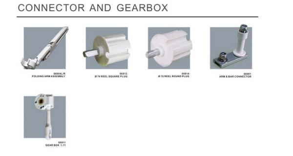 Ecomonic Retractable Roller Blind Kits Awning Installation Code Metal Awning Support Brackets