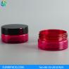 Buy cheap 80ml red plastic jar, 2.5oz semi-red PET jar, 80ml red mouth plastic jar from wholesalers