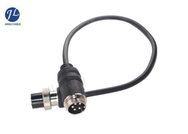 Automotive Rear View Camera Cable , 5 Meter 4 Pin Mini Din S Video SVHS Cable