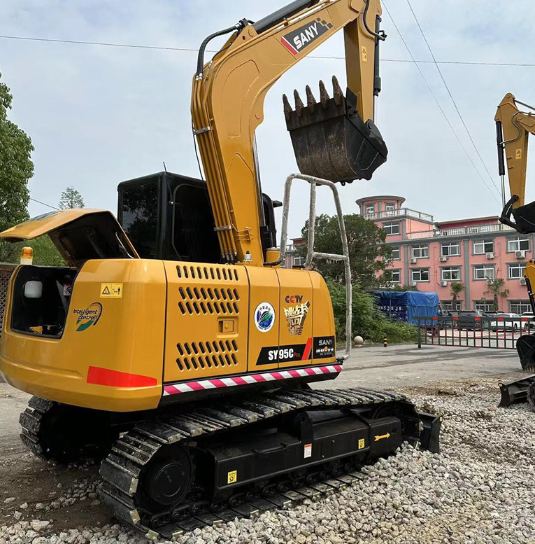 Original Brand Sany 95C Middle Used Excavators 9 Ton Secondhand Digger for Sale
