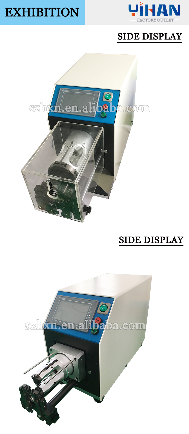 Top Performance Semi-Auto RG58 RG6 Coaxial Cables Stripping Machine for High Precision