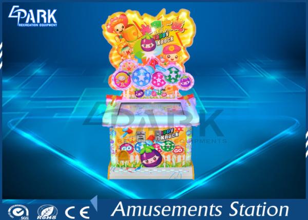 Lovely Fruit Design Coin Operated Amusement Game Machines Happy Knock With 32