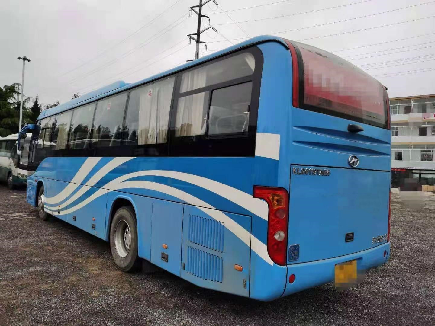 Luxury Coach Used Higer Bus KLQ6119 Rear Engine Tour Bus 49seats Yuchai Euro V Engine 180kw