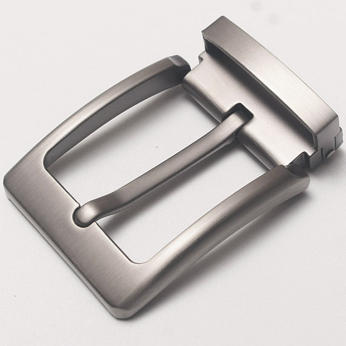 ISO9001 Durable Leather Belt Square Buckle Pin Fadeless For Dress Pants