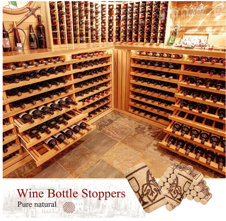 Bottles Custom T Shape Wine Cork Wooden Bar Top Cap Nature Cork Wine Bottle Cork Stopper