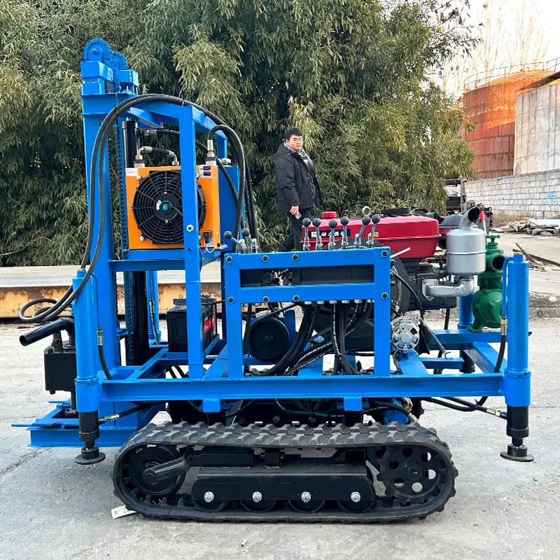 150 Meter Diesel Hydraulic Water Well Drilling Rig/Suitable for Soil and Quicksand Layers