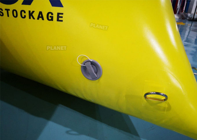 Triathlon Race 1.2m Yellow Triangle Inflatable Marker Buoy With Logo