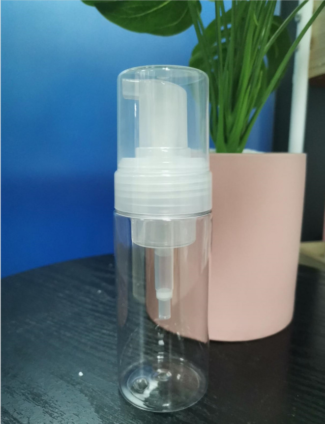 Screw-on Closure Body Wash Pump Bottle Free Samples Samples Whole Transparent Foam Pump