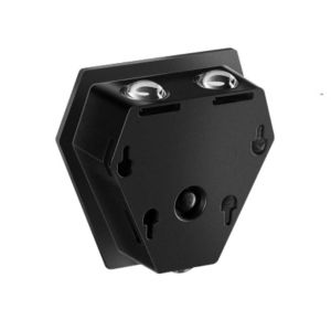 RGB Black Solar Wall Up Down Light ABS IP54 6500K