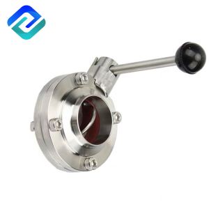 China Manual FPM Clamp SS Butterfly Valve 1 Inch Pipeline Flow Control Dn10 Rjt on sale