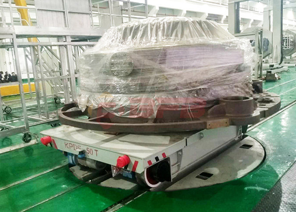 Heavy Duty Material Handling Solutions Cross Rail Transfer Automated Electric Turntable