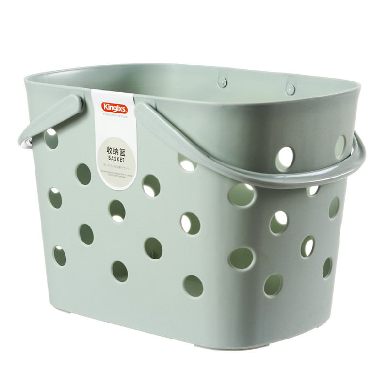 Portable Soft PE Plastic Storage Baskets No Deformation 222g