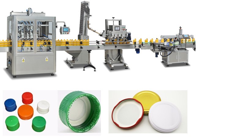 Metal Cap Bottle Capping Machine Field Installation Easy Operate
