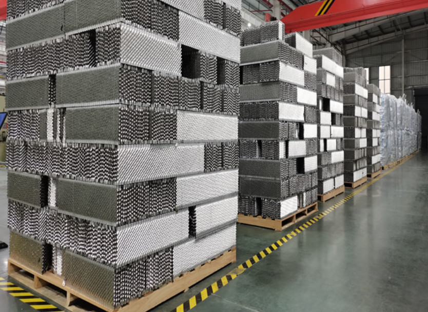 SS304 SS316 Corrugated Plate Structured 125Y Metal Tower Packing