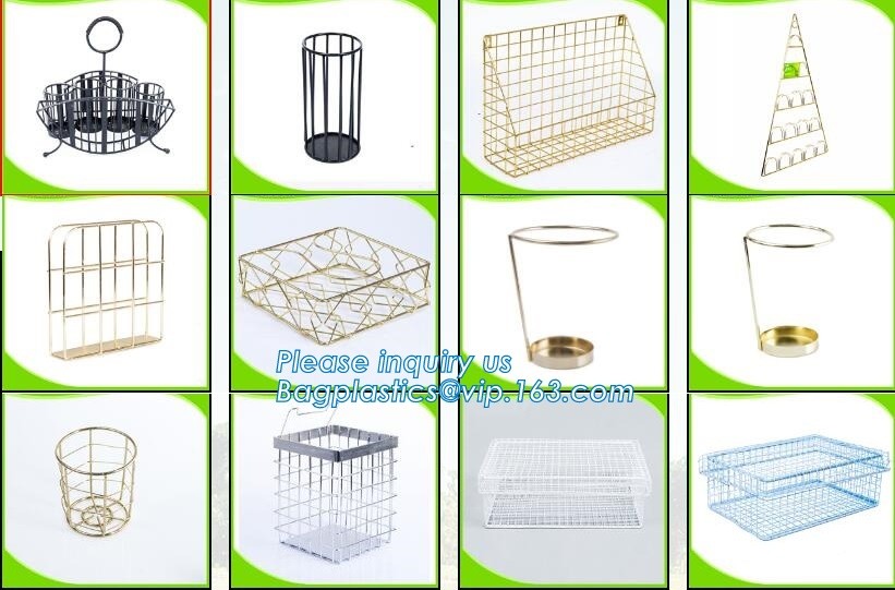 Wooden top metal wire coffee table design, customized design size wire coffee side tables, Black iron base and transpare