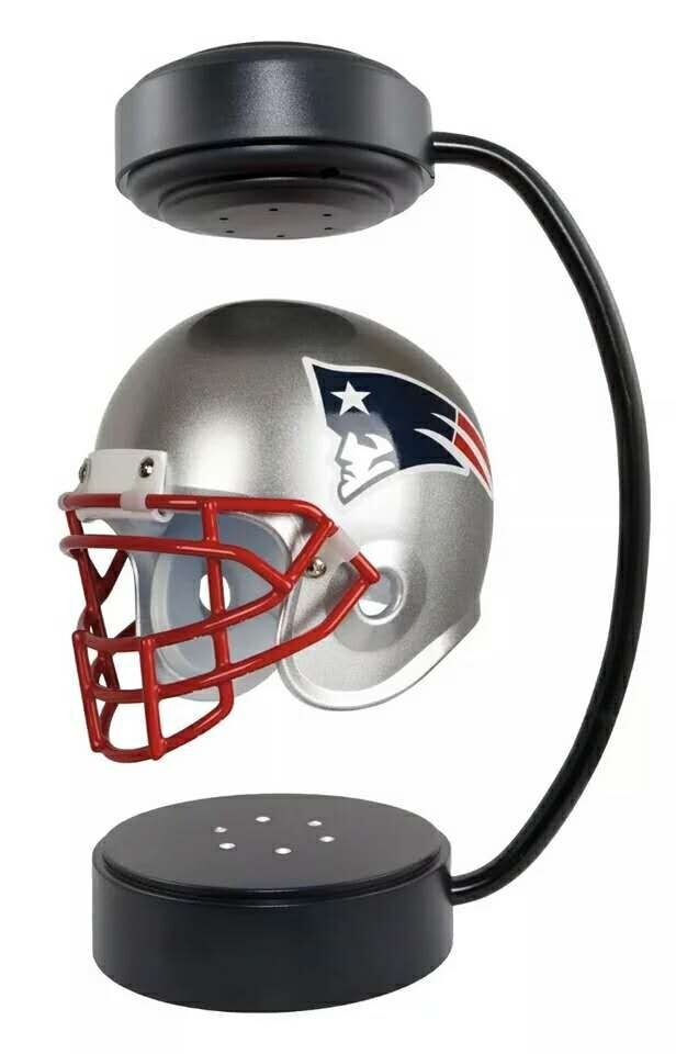 new factory sale many style magnetic levitation football helmet hover helmet display stands