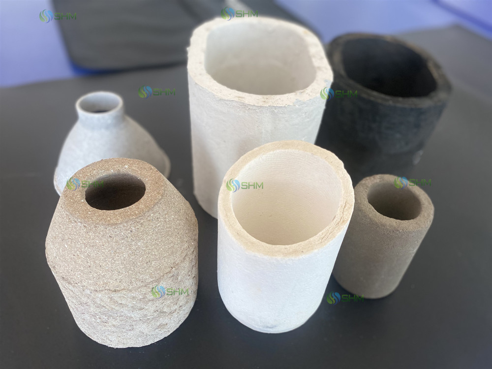 Automatic Casting Riser Sleeves Forming Machine Production Line With Metal Dryer