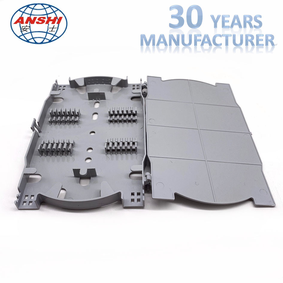 ABS ODF Optical Distribution Frame Fusion Splice Tray For FTTH Terminal Box