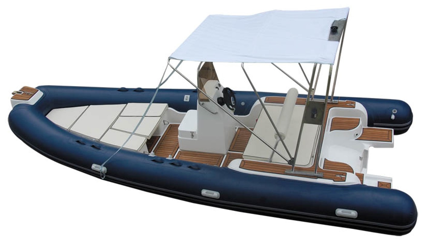 Rigid Hull Inflatable Rib Boat Abrasion Resistance 600 Cm With Boat Trailer