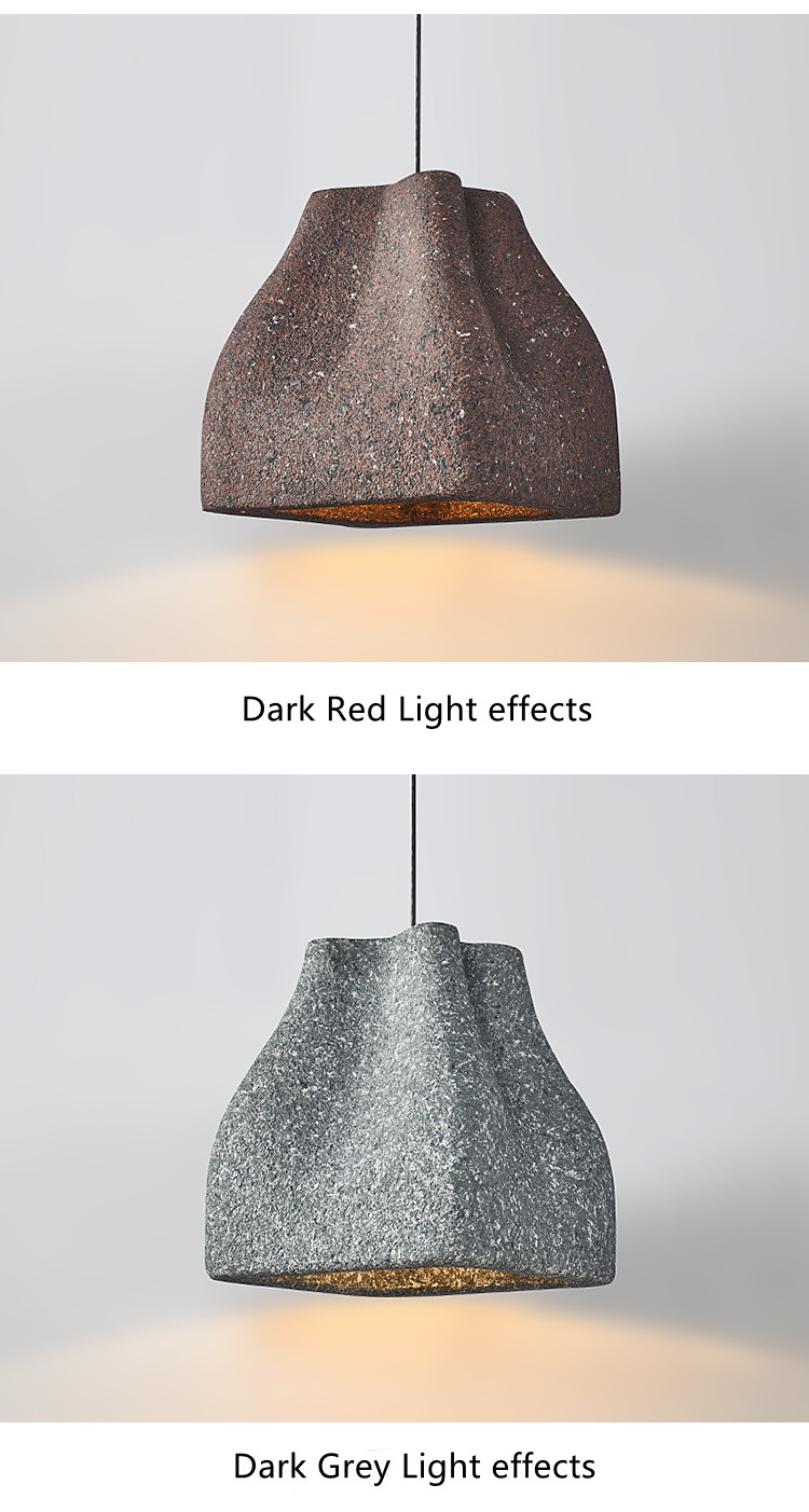 Japanese Style Wabi-sabi LED Restaurant Pendant Lamp Lustre Bedroom Model Room Chandelier (WH-VP-176）